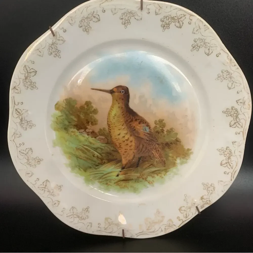 Antique Mignon Z.S. & Co. Bavaria Porcelain Wall Art